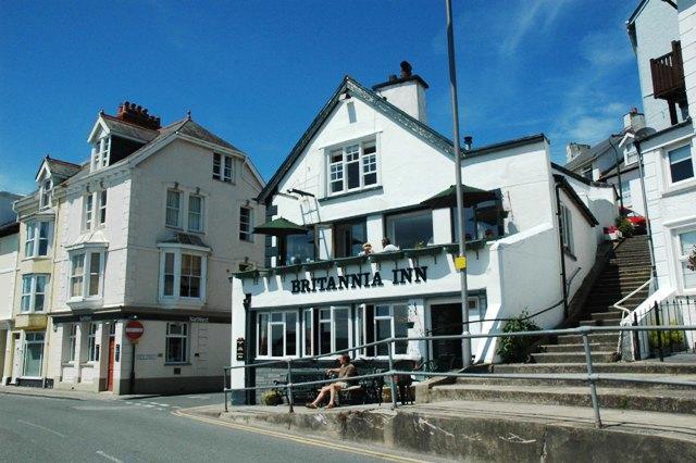 The Britannia Coaching Inn Aberdyfi Bagian luar foto